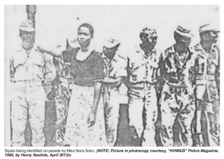 Nora Soko identifies Milton Sipalo, aka the Lusaka Strangler, in a lineup